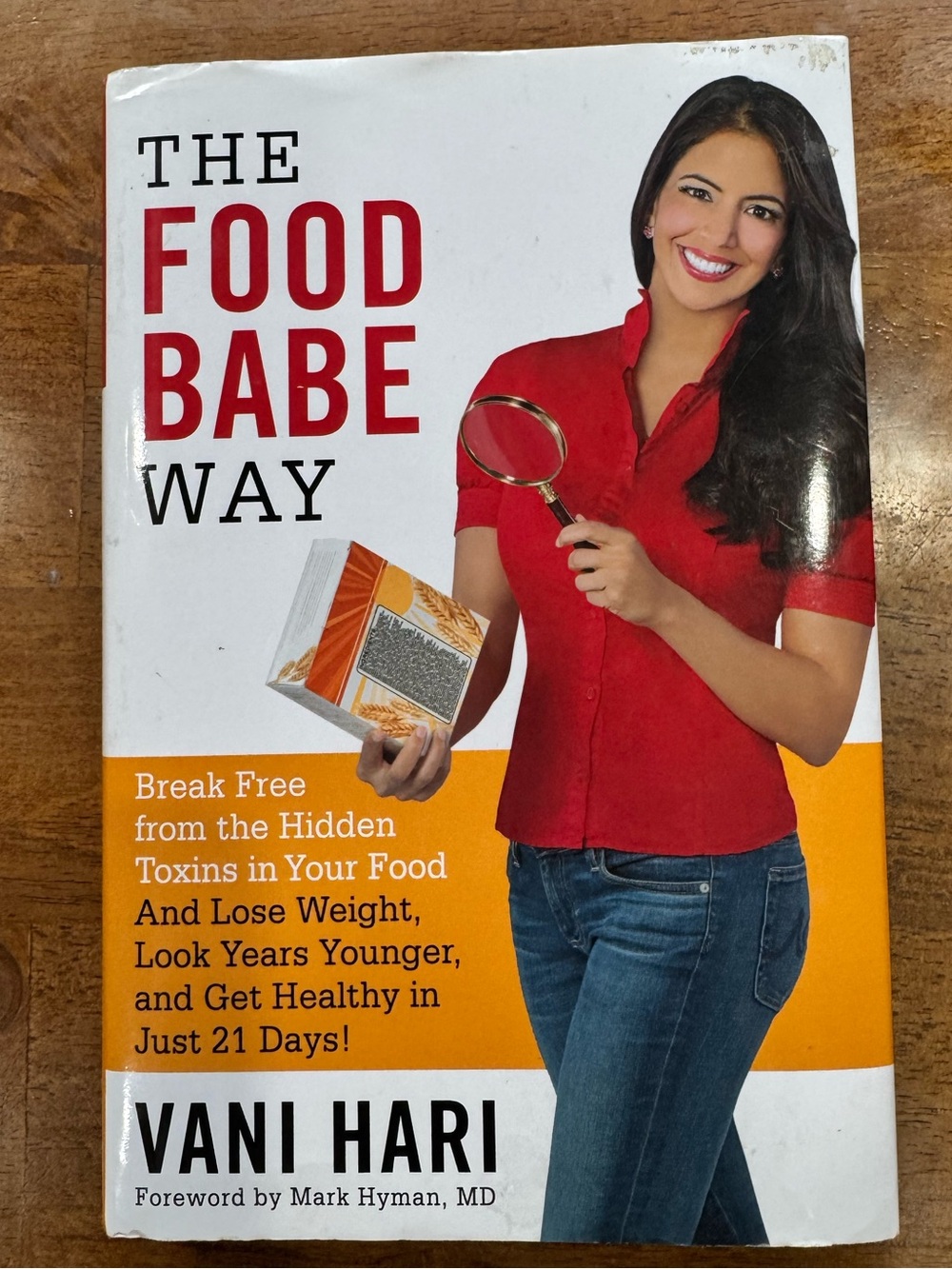 “The Food Babe” hardback book w dust cover